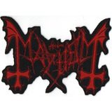Patch Microbordado - Mayhem - Logo Recortado P16 Oficial