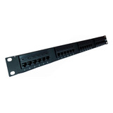 Patch Panel 24 Portas Cat5e Rj45