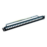 Patch Panel 24 Portas Descarregado C/guia