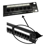 Patch Panel Cat6 Rj45 24portas Certifica