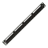 Patch Panel De 24 Portas Utp - Cat6 Com Guia Traseiro