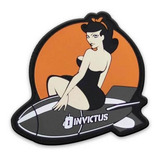 Patch Pin Up Invictus Emborrachado Colecionável