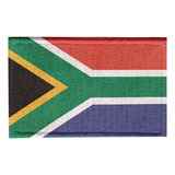 Patch Sublimado Bandeira Africa Do Sul 5,5x3,5 Bordado