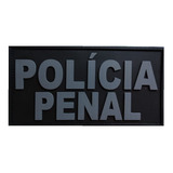 Patch Sustache Emborrachado Colete = Polícia Penal