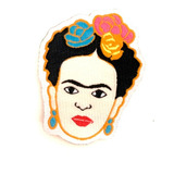 Patche Bordado Frida Kahlo Termocolante 4x5cm