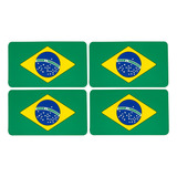 Patches Emborrachados Da Bandeira Do Brasil
