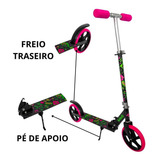 Patinete Big Wheel 100kg Unitoys Rosa