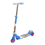 Patinete Dm Toys Radical Top 3 Rodas Corrida Divertida  Azul  Para Crianças