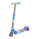 Patinete Dm Toys Radical Top 3 Rodas Corrida Divertida Azul 