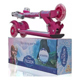 Patinete Frozen Infantil 3 Rodas Com