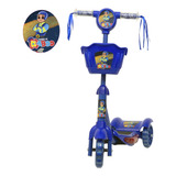 Patinete Infantil 3 Rodas Masculino Mundo De Kaboo Musical