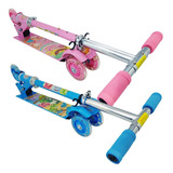 Patinete Infantil Com 3 Rodinhas Divertido Possui Luz