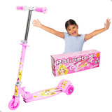 Patinete Infantil Dm Toys 3 Roda Ate 50kg Belinda Ajustavel