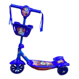 Patinete Infantil Menino 3 Rodas Led