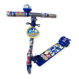 Patinete Infantil Metal Sonic 3 Rodas Em Gel C/ Led - Full