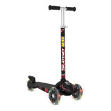 Patinete Infantil Skatenet Max Led Black Bandeirante