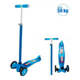 Patinete Mor 3 Rodas Juvenil Azul - 4060