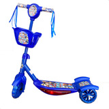 Patinete Musical Patrulha Canina Três Rodas Cesta Luzes Som