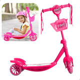 Patinete Rosa Infantil Feminino Arcani 99 Toys Para Crianças