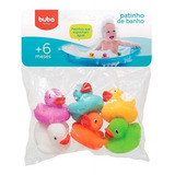 Patinhos Para Banho Cores 6m+ 6un Esguicho De Água Buba
