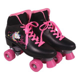 Patins 4 Rodas Retrô Clássico Menino Menina Roller Unicórnio
