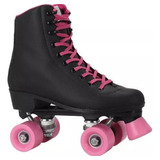 Patins 4 Rodas Retrô Oxer Dark Pink - Quad - Adulto