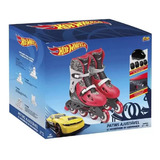 Patins Ajustáveis Hot Wheels Tamanho 37-40 Da Fun F0011-1