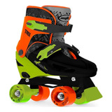 Patins Astro Quad Dinossauro, 4 Rodas, M 35-38, 9034
