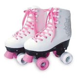 Patins Classico 4 Rodas Tamanho Branco 35/36 Fun 8112-9