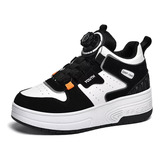 Patins De Tênis Led Para Crianças Patins Removíveis De 2 Rod