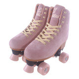 Patins Feminino Quatro Rodas Quad Bota N 35-38 Fenix