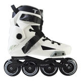 Patins Inline Freestyle Traxart Revolt Branco - 80mm Abec-9