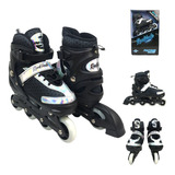 Patins Inline Infantil 4 Rodas Ajustável