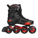 Patins Revolt Traxart Preto/preto C/freio Universal + Brinde