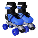 Patins Roller 4 Rodas Tradicional Infantil Adulto Ajustável