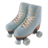 Patins Roller Feminino Quatro Rodas Quad Bota N 35-38 Fenix