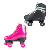 Patins Roller Infantil Adulto Feminino Quad