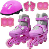 Patins Roller Inline 4 Rodas Infantil