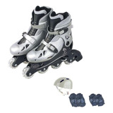 Patins Roller Rodas In-line Ajustável 38-41