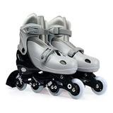 Patins Roller Row Infantil Cinza Tamanhos 34-37 Mor Promoção