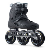 Patins Urbano Hd Inline Tracker Abec9 Base Híbrida 110mm 85a