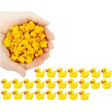 Pato Amarelo Resina Decoração Miniatura Pegadinha 25 Peças