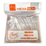 Pazinha Mexedor Café 9,5 Cm C/ 500 Palheta Plástica Topper