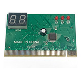 Pc Analyzer 2 Digitos Testador Placa Mãe Diagnóstico Pci Br