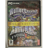 Pc Cd Rom Roller Coaster Tycoon 3 Gold Edition (ticoon3 Wild