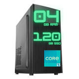 Pc Computador Cpu Intel Core I3 + Ssd 120gb 4gb Memória Nfe