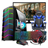 Pc Game Completo Barato Estudos Trabalho Garantia + Cadeira