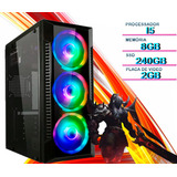 Pc Game Maxracer I5 8gb Ssd 240gb Placa Video Fan Coole