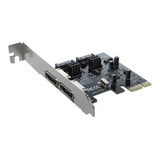 Pci Express Pcie Cartão Hub Esata Sata 3 Iii Adaptador