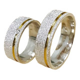 Pé (1 Unidade ) Aliança Em Prata 950 4mm Com Banho Ouro 18k